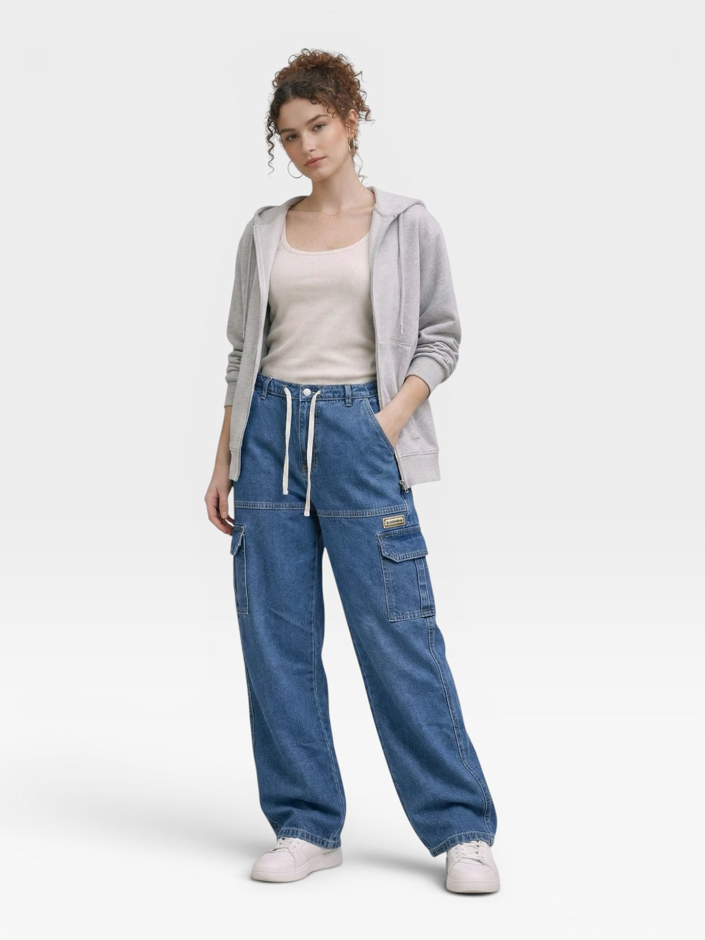 Relaxed Cargo Jeans